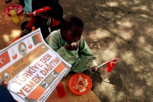 Afrika Kamerun yemek dağıtımı Eylül 2022 Yetimi yoksulu gozetenler derneği 