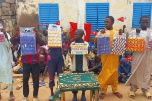 Bisküvi dağıtımlarimiz devam ediyor Afrika Benin Eylül 2022 