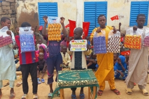 Bisküvi dağıtımlarimiz devam ediyor Afrika Benin Eylül 2022 