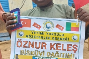 Bisküvi dağıtımlarimiz devam ediyor Afrika Benin Eylül 2022 