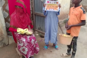 Kurban kesimlerimiz devam ediyor Bugün Afrika Kamerunda yetim ve yoksul ailelere dağıtıldı 2022 Eylül 