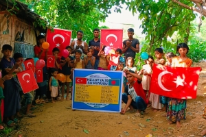 Hz Lut a.s su kuyusu temel atma töreni Arakan kampları Eylül 2022