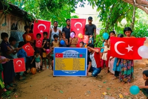 Hz Lut a.s su kuyusu temel atma töreni Arakan kampları Eylül 2022