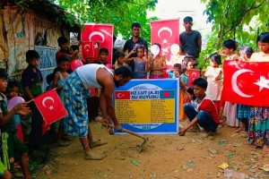 Hz Lut a.s su kuyusu temel atma töreni Arakan kampları Eylül 2022