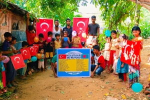 Hz Lut a.s su kuyusu temel atma töreni Arakan kampları Eylül 2022