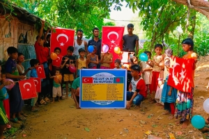 Hz Lut a.s su kuyusu temel atma töreni Arakan kampları Eylül 2022