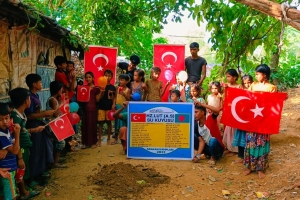 Hz Lut a.s su kuyusu temel atma töreni Arakan kampları Eylül 2022