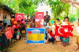 Hz Lut a.s su kuyusu temel atma töreni Arakan kampları Eylül 2022