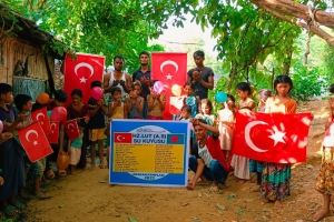 Hz Lut a.s su kuyusu temel atma töreni Arakan kampları Eylül 2022