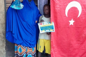 Afrika Kamerun'da Akika kurbanı kesimi yapıldı Eylül 2022 Yetimi Yoksulu Gözetenler Dermegi 