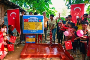 Hz.LUT a.s. Su kuyusu açılışını yaptık Eylül 2022 Yetimi yoksulu gozetenler derneği 
