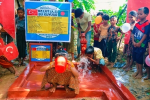 Hz.LUT a.s. Su kuyusu açılışını yaptık Eylül 2022 Yetimi yoksulu gozetenler derneği 