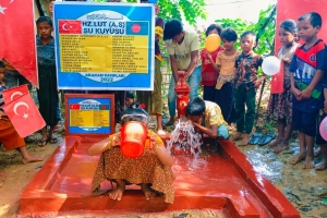 Hz.LUT a.s. Su kuyusu açılışını yaptık Eylül 2022 Yetimi yoksulu gozetenler derneği 