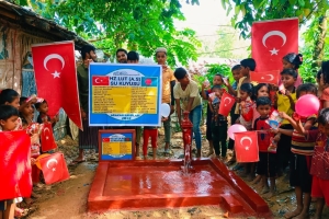 Hz.LUT a.s. Su kuyusu açılışını yaptık Eylül 2022 Yetimi yoksulu gozetenler derneği 