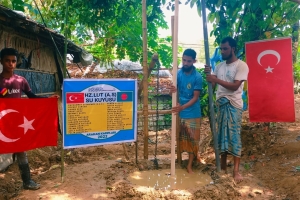 Hz.lut aleyhisselam su kuyusu sondaj çalışması suyun bulunması boruların döşenmesi 