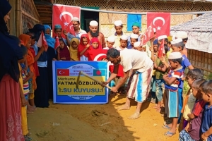 Arakan kampları merhume FATMA Õzbudak su kuyusu temel atma töreni Ekim 2022