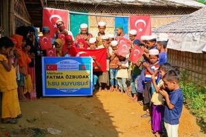 Arakan kampları merhume FATMA Õzbudak su kuyusu temel atma töreni Ekim 2022