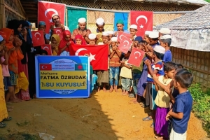 Arakan kampları merhume FATMA Õzbudak su kuyusu temel atma töreni Ekim 2022