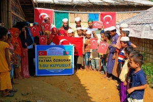 Arakan kampları merhume FATMA Õzbudak su kuyusu temel atma töreni Ekim 2022