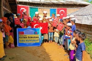 Arakan kampları merhume FATMA Õzbudak su kuyusu temel atma töreni Ekim 2022