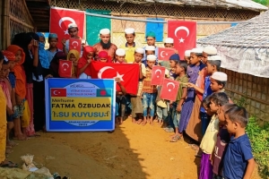 Arakan kampları merhume FATMA Õzbudak su kuyusu temel atma töreni Ekim 2022