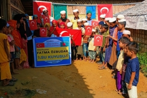 Arakan kampları merhume FATMA Õzbudak su kuyusu temel atma töreni Ekim 2022