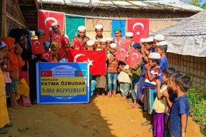 Arakan kampları merhume FATMA Õzbudak su kuyusu temel atma töreni Ekim 2022