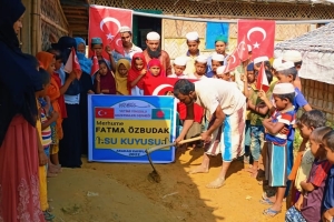 Arakan kampları merhume FATMA Õzbudak su kuyusu temel atma töreni Ekim 2022