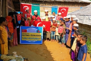 Arakan kampları merhume FATMA Õzbudak su kuyusu temel atma töreni Ekim 2022