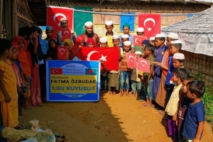 Arakan kampları merhume FATMA Õzbudak su kuyusu temel atma töreni Ekim 2022