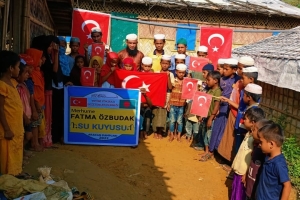 Arakan kampları merhume FATMA Õzbudak su kuyusu temel atma töreni Ekim 2022