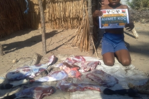 Afrika Madagaskar köylerinde hayırseverimiz adına şifa kurbanı kesilip yetim ve yoksul ailelere dağıtıldı Ekim 2022