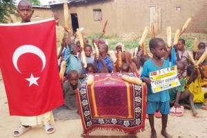 Afrika kamerun'da mevlit kandili dolayısıyla yemek ve ekmek ikramında bulunduk 07 Ekim 2022