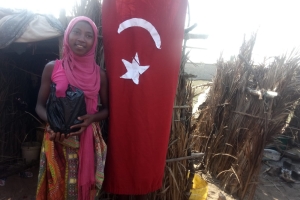 Afrika Madagaskar ülkesinde yetim ve yoksul aileler için akika kurbanı kestirip evlerinde ziyaret ederek etlerin dağıtımını yaptık