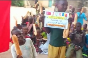 Afrika Çad ülkesinde Bugün yapılan ikinci dagitimimiz