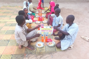 Çad ülkesinde yemek dağıtımı yapıldı Kasım 2022