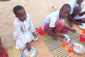 Çad ülkesinde yemek dağıtımı yapıldı Kasım 2022