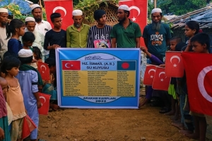 Arakan kampları Hz İsmail as su kuyusu temel açma programi Kasım 2022