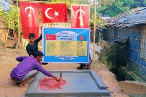 Arakan kampları Hz İsmail Aleyhisselam su kuyusu yapimj çalışması Kasım 2022