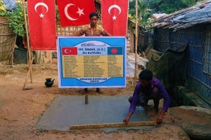 Arakan kampları Hz İsmail Aleyhisselam su kuyusu yapimj çalışması Kasım 2022