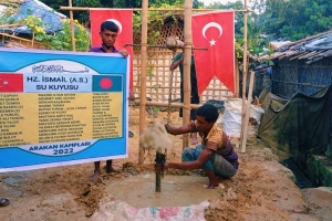 Arakan kampları Hz İsmail Aleyhisselam su kuyusu sondaj çalışması Kasım 2022