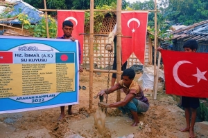 Arakan kampları Hz İsmail Aleyhisselam su kuyusu sondaj çalışması Kasım 2022