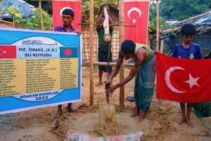 Arakan kampları Hz İsmail Aleyhisselam su kuyusu sondaj çalışması Kasım 2022