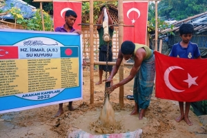 Arakan kampları Hz İsmail Aleyhisselam su kuyusu sondaj çalışması Kasım 2022