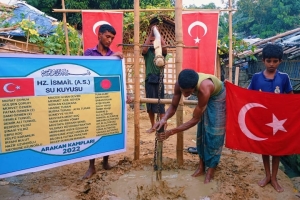 Arakan kampları Hz İsmail Aleyhisselam su kuyusu sondaj çalışması Kasım 2022