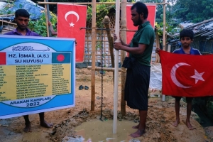 Arakan kampları Hz İsmail Aleyhisselam su kuyusu sondaj çalışması Kasım 2022
