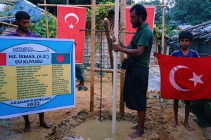 Arakan kampları Hz İsmail Aleyhisselam su kuyusu sondaj çalışması Kasım 2022