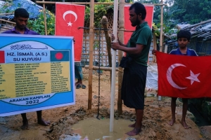 Arakan kampları Hz İsmail Aleyhisselam su kuyusu sondaj çalışması Kasım 2022
