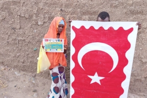 Afrika Çad bölgesinde kurban kesilip yetim ve yoksul ailelere dağıtıldı Kasım 2022