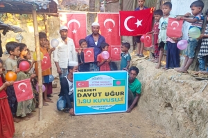 Bangladeş Arakan kampları merhum Davut Uğur su kuyusu temel atma ve sondaj çalışmaları